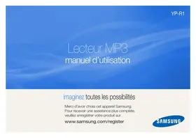 SAMSUNG YP-R1JCP - Lecteur MP3