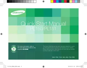 SAMSUNG VLUU PL150 ê·¸ë…€ì˜ë‹¤ì´ì–´ë¦¬ - Appareil photo