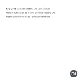 Xiaomi scooter 3 lite - Scooter