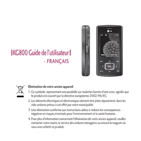 LG NC - Appareil