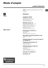 FDD10761XR HOTPOINT