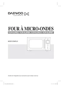 DAEWOO HOR-G6LBRCR - Micro-ondes