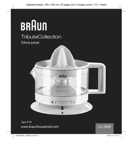 BRAUN Ci3000 - Extracteur de jus
