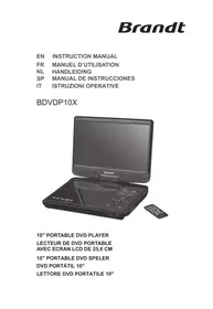 BRANDT BDVDP 10X V2 - Lecteur DVD portable