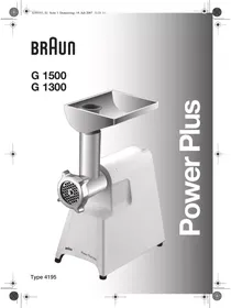 BRAUN G1300K - Hachoir électrique