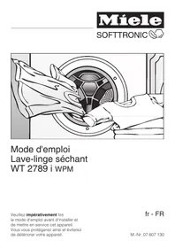 MIELE WT 2789I WPM INOX - Lave-linge séchant