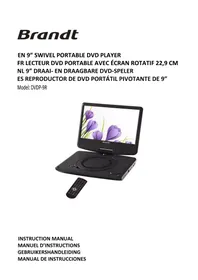 BRANDT DVDP-9R - Lecteur DVD portable