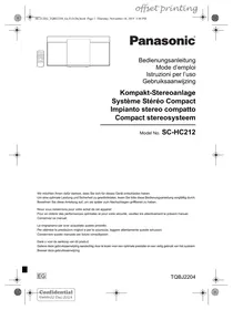 PANASONIC HC212EG-K - Microphones