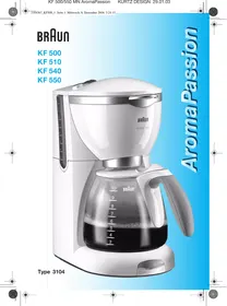 BRAUN KF 550 - Cafetière
