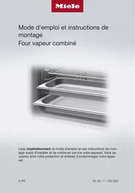 MIELE FOURDGC7665NRB - Four à vapeur
