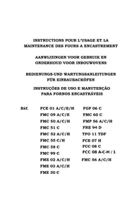 AIRLUX FCC 08 C INOX - Four encastrable