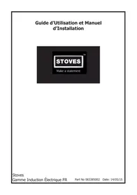 STOVES PSTGOURSOEIBLR - Plaque de cuisson électrique