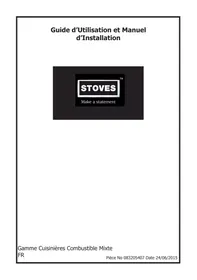 STOVES GOURMET 90 DFT WHITE - Cuisinière