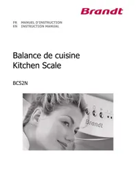 BRANDT BC52N - Balance de cuisine