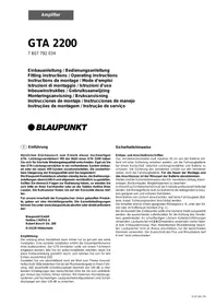 GTA 2200 BLAUPUNKT