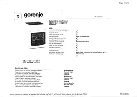 EC 274 WC GORENJE