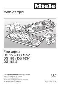 MIELE DG 155 BL BLANC - Four à vapeur