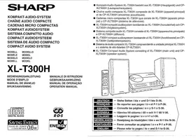 SHARP XLT-300H - Chaîne audio compacte