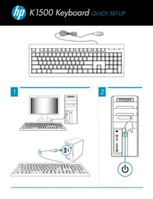HP 1500 - Clavier d'ordinateur