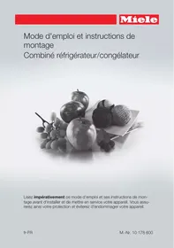MIELE HD26052W - Réfrigérateur-congélateur