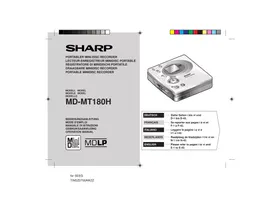 SHARP MDMT180HB - Lecteur enregistreur audio portable