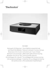 Notice DARRYTECHNICS AMPLIFICATEURSTEREOSA-Cé600EG-K Lecteur CD