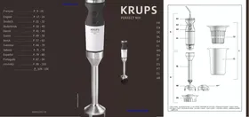 KRUPS HZ5071 - Mixeur plongeant