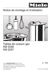 MIELE KM 2256 G INOX - Plaque de cuisson
