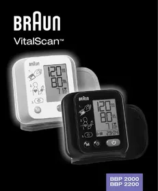 BRAUN BBP2200WE - Tensiomètre