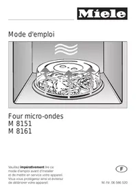 MIELE M 8161 BL - Four à micro-ondes