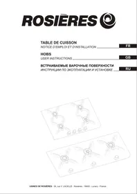ROSIERES RF9 LPG - Table de cuisson