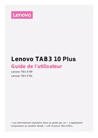 LENOVO TAB3 10 PLUS - Tablette tactile