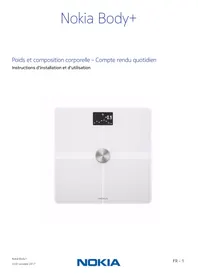 Notice NORIA BODY + NOIRE Pèse-personne