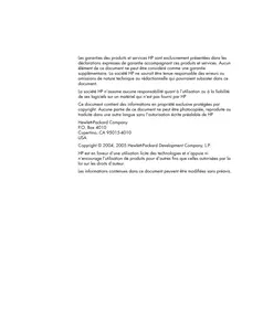Notice HP PERSONAL MEDIA DRIVE Disque dur