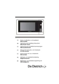 DE DIETRICH DME 729 WW - Micro-ondes