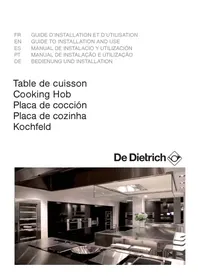 DE DIETRICH DTi1579DG - Plaque de cuisson