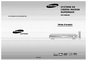 Notice SAMSUNG HTDB 120COBI Système audio