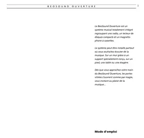 Notice BANG AND OLUFSEN BEOSOUND EMERGE BK Enceinte connectee hifi