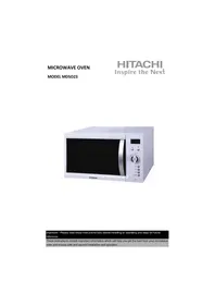Notice HITACHI MDS023 Micro-ondes