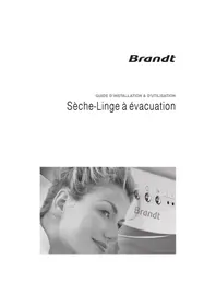 Notice BRANDT BWD380TC Sèche-linge