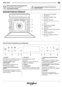 WHIRLPOOL W70M44S1PBSS - Four électrique