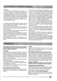 Notice ARISTON UPA 352 XEU/2 Réfrigérateur