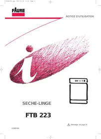 FAURE FTB223 - Sèche-linge