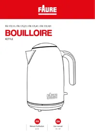 Notice FAUREBOUILLEUR NC Bouilloire électrique