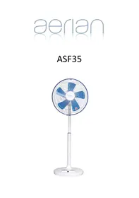 Notice AERIAN ASF35 Ventilateur