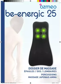 Notice OZMEO BE ENERGIC 25 Appareil de massage