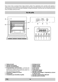 Notice ARISTON FB 86 P.1 WH BLANC Four électrique