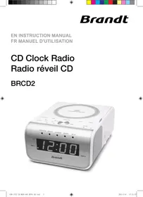 BRANDT BRCD2 - Radio-réveil