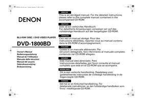 DVD1800DBSPE2PREM DENON