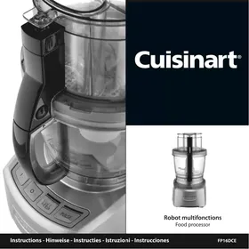 Notice CUISINART FP 16 DCE METAL Robot de cuisine